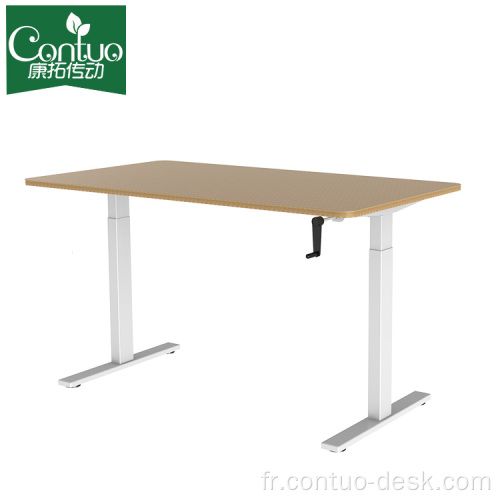 CONTUO 2024 STYLE MODERNE ALIMENTABLE Table d'ordinateur de bureau debout électrique pour le bureau